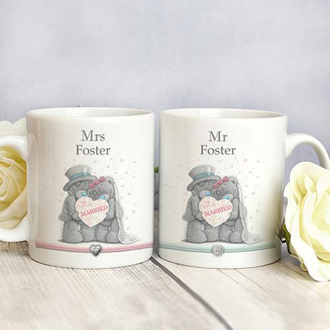 Personalised Me to You Bear Wedding Couple Mug Set Extra Image 2